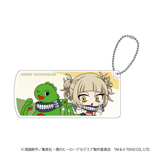 『僕のヒーローアカデミア×ちびゴジラ』スライド式小物ケース08/トガ&ちびビオランテ(ミニキャライラスト)